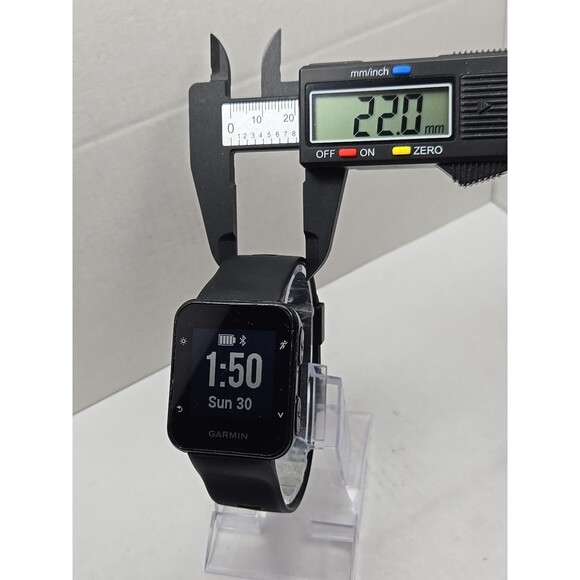 Garmin Forerunner 35 SEA GPS Running Watch HRM Black Bluetooth With Charger - Picture 6 of 13